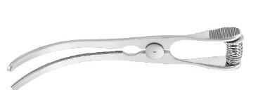 ГЛОВЕР АТРАВМАТ. БУЛЬДОГ ПІНЦЕТ ВИГНУТ. 60/116MM